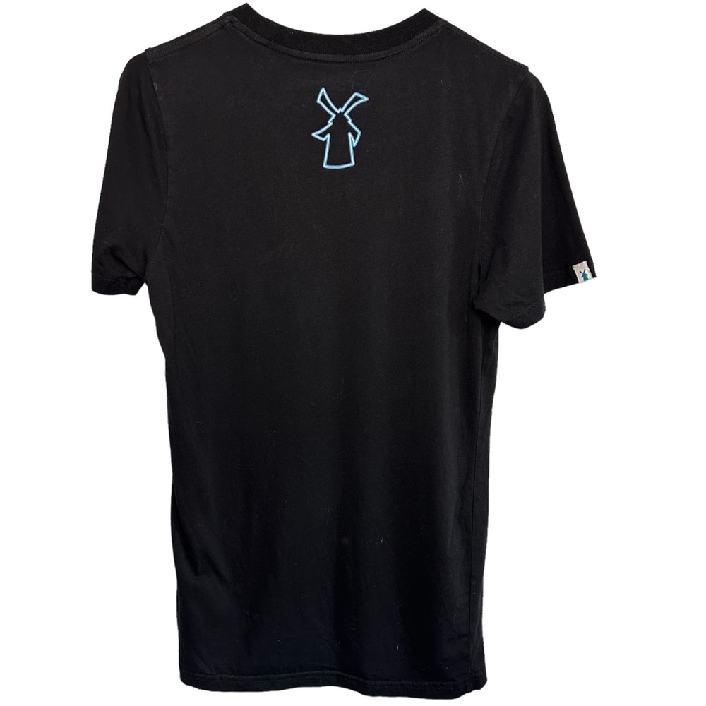 Dutch Bros Black SMALL “Stay Up Late” Tee DB 1992 CUTE VINTAGE - Picture 2 of 6